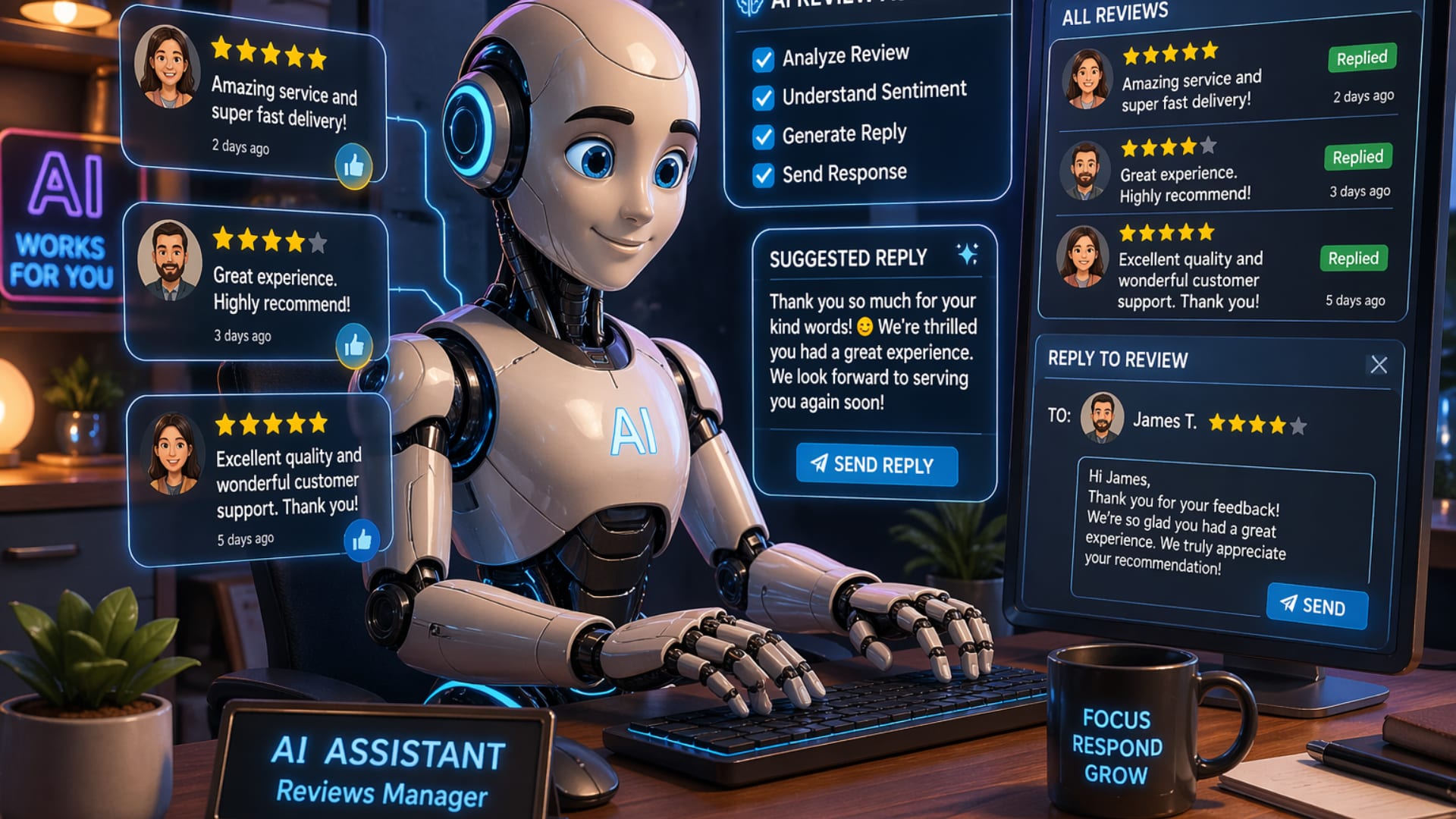 AI Review and reputation management